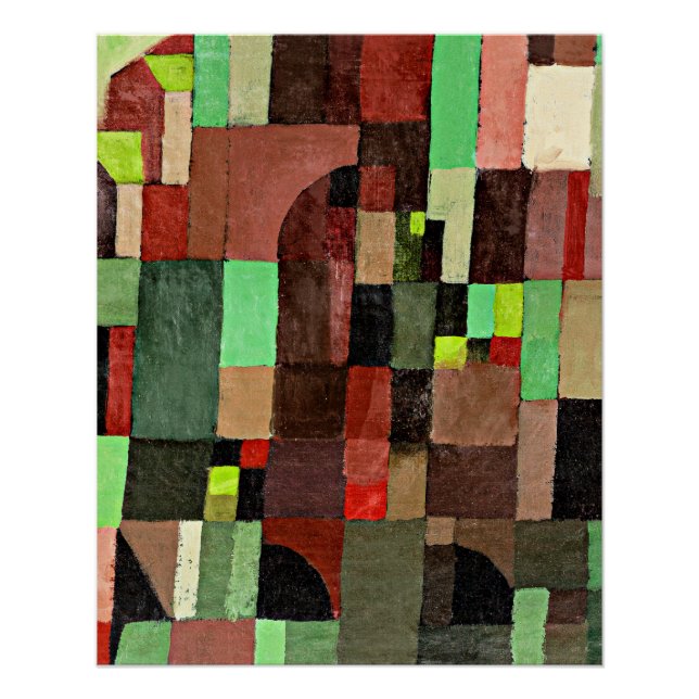 Red, Green and Violet-Yellow Rhythms, Poster (Front)