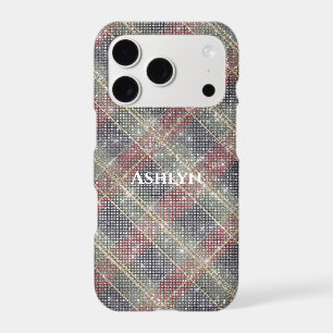 Red Green Blue Gold Stripes Sparkle iPhone 17 Pro Case