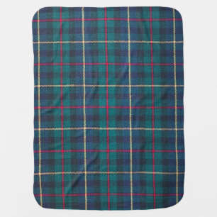 Red, green, blue Scottish tartan pattern. Baby Blanket