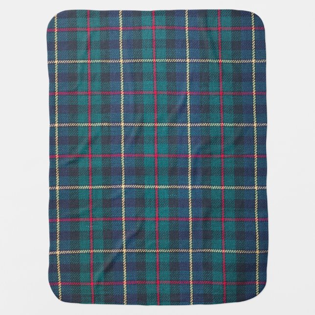Red, green, blue Scottish tartan pattern. Baby Blanket (Front)