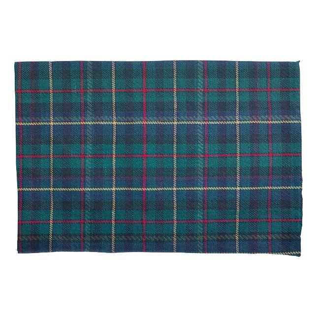 Red, green, blue Scottish tartan pattern. Pillow Case (Front)