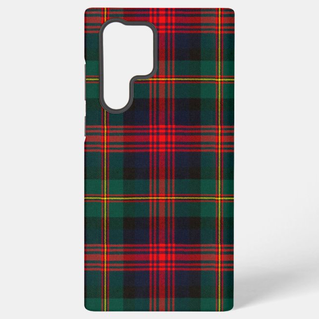 Red, Green & Blue Tartan Phone Case (Back)