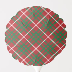 Red & Green Check Balloon