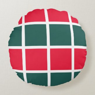 Red Green Checkered Pattern