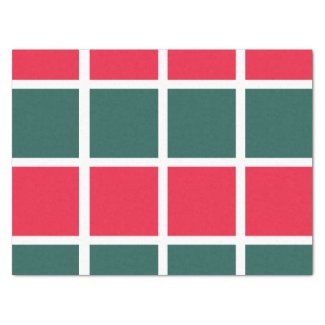 Red Green Checkered Pattern 