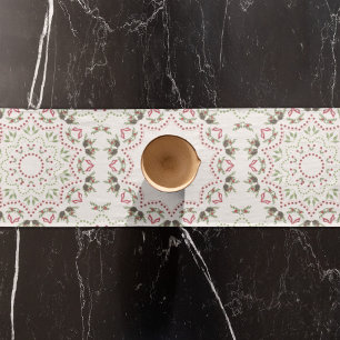 Red Green Christmas Classic Table Custom Short Table Runner