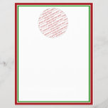 Red &amp; Green (christmas Colors) Trimmed Template at Zazzle