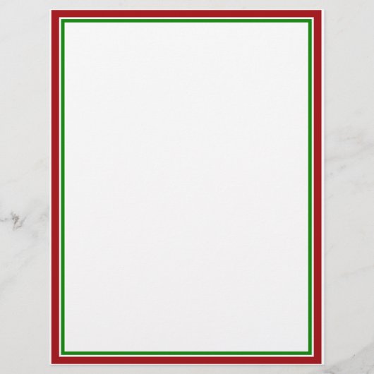 Red & Green (Christmas Colors) Trimmed Template (Back)
