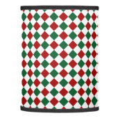 Red Green Christmas Lamp Shade (Left)