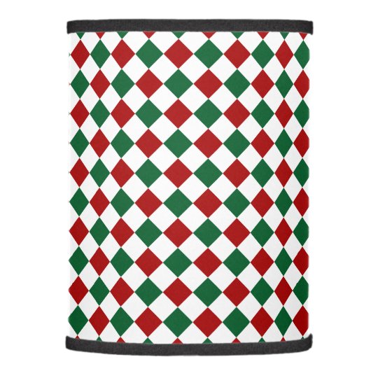 Red Green Christmas Lamp Shade (Right)