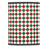 Red Green Christmas Lamp Shade (Front)