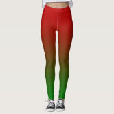 Red & Green Christmas Leggings