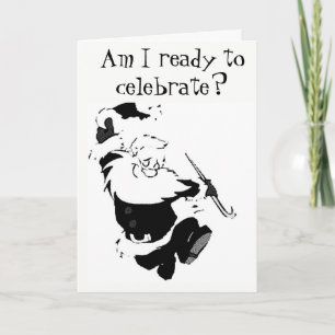 RED & GREEN CHRISTMAS - RED & WHITE FOR WINE!!! HOLIDAY CARD