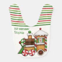 Red Green Chugga Chugga Train 1st Birthday cute