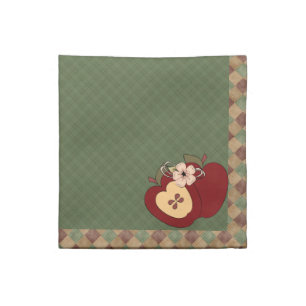 Red & Green Country Apples Napkin