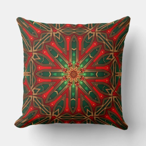 Red Green Decorative Throw Pillow