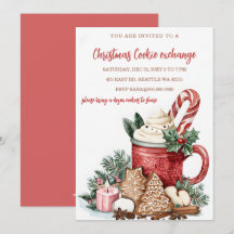 Red Green Festive Cookie Exchange Christmas Party