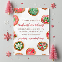 Red Green Festive Cookie Exchange Christmas Party