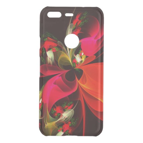 Red Green Floral Modern Abstract Art Pattern 02 Uncommon Google Pixel Case