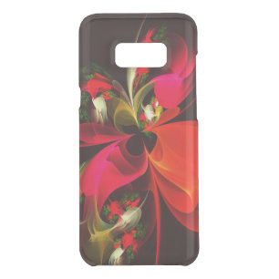 Red Green Floral Modern Abstract Art Pattern #02 Uncommon Samsung Galaxy S8+ Case