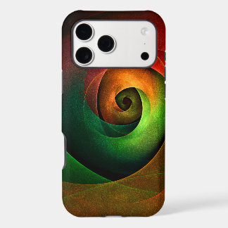 Red Green Floral Modern Abstract Art Pattern #21 iPhone 17 Pro Max Case