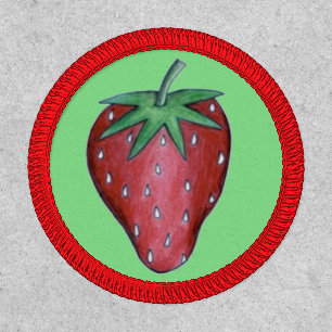 Red Green Fruit Strawberry Berry Strawberries Food Patch