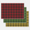 Red Green Gold Buffalo Plaid Check Tartan Patterns