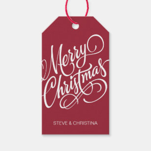 merry christmas gift tags