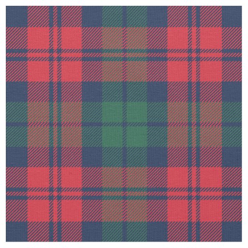 Red Green Navy Tartan Plaid Holiday Fabric