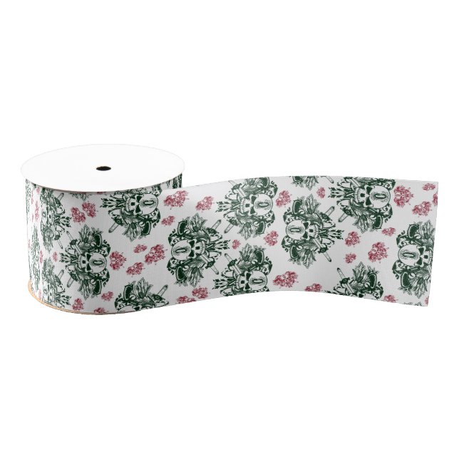 Red & Green O'Kane Ribbon (Spool)