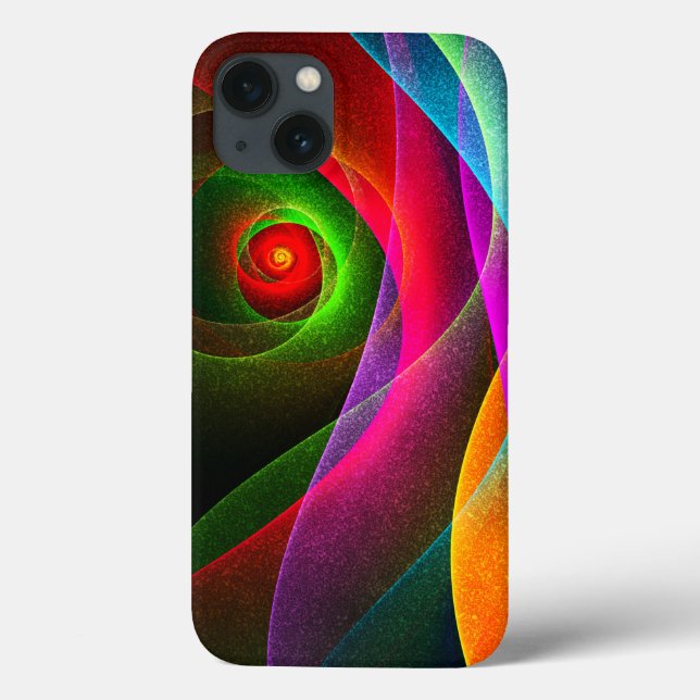 Red Green Orange Modern Abstract Art Pattern #22 Case-Mate iPhone Case (Back)