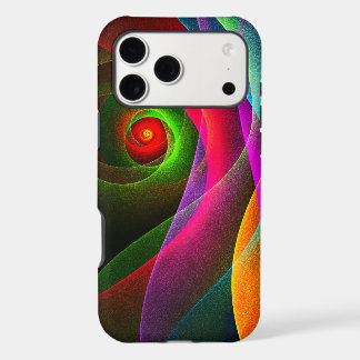 Red Green Orange Modern Abstract Art Pattern #22 iPhone 17 Pro Max Case