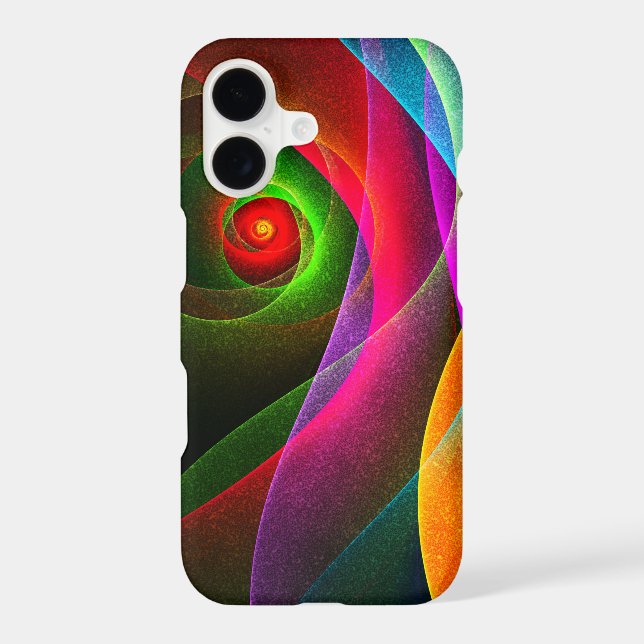 Red Green Orange Modern Abstract Art Pattern #22 Iphone Case (Back)