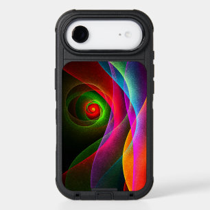Red Green Orange Modern Abstract Art Pattern #22 iPhone 17 Air Case