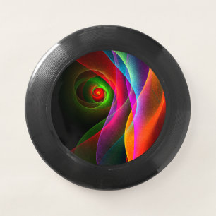Red Green Orange Modern Abstract Art Pattern #22 Wham-O Frisbee