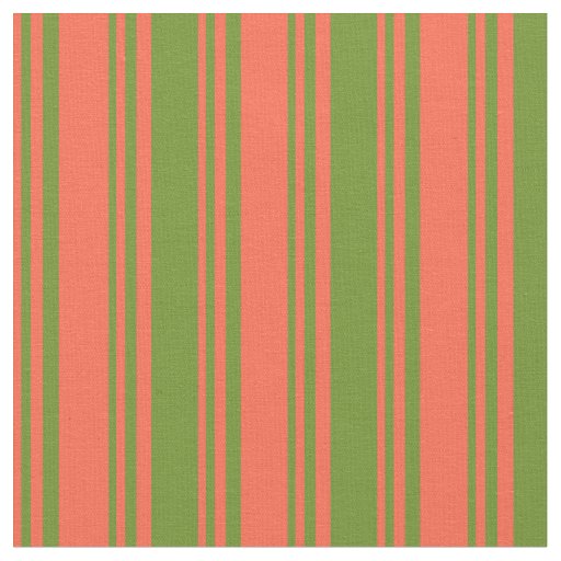 Red & Green Pattern Fabric