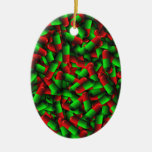 red green pills drugs ceramic ornament