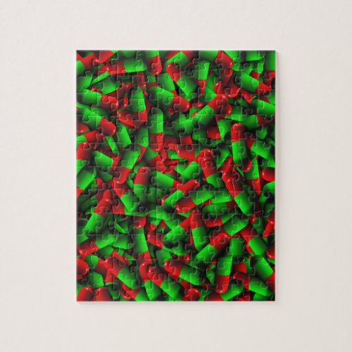 red green pills drugs jigsaw puzzle