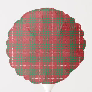 Red & Green Plaid Balloon