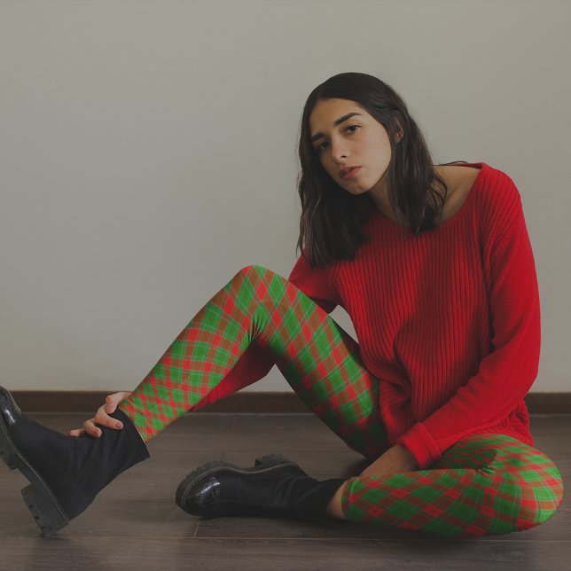 Red Green Plaid Christmas Pajama Pants (Creator Uploaded)