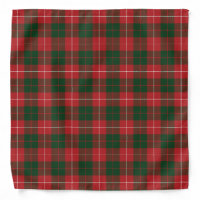 Red Green Rustic Plaid Elegant Tartan