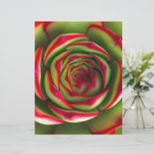 Red green spiral flower (Standing Front)