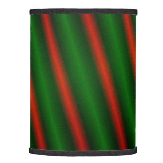 Red & Green Stripes/Lines Lamp Shade (Right)