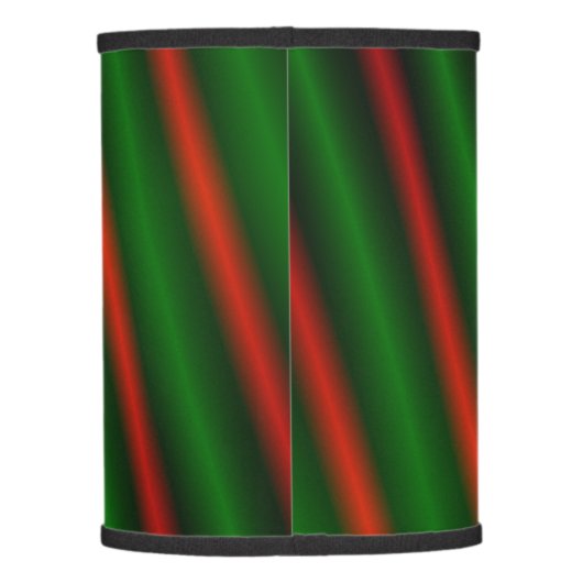 Red & Green Stripes/Lines Lamp Shade (Back)