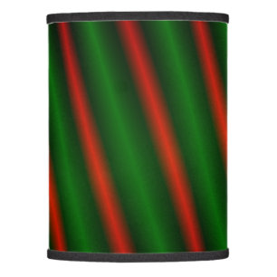 Red & Green Stripes/Lines Lamp Shade