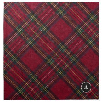 Red & Green Tartan Wonderland: Christmas Vibes Cloth Napkin