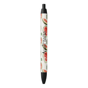 Red Green Watermelon Hearts  Pen