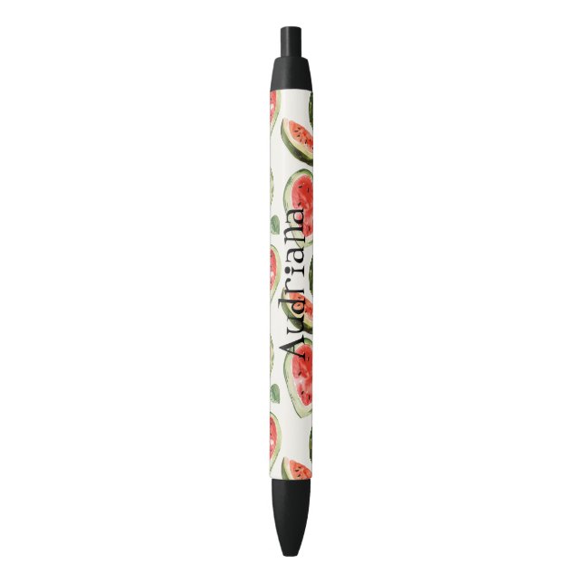 Red Green Watermelon Hearts  Pen (Front Vertical)