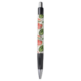 Red Green Watermelon Hearts  Pen