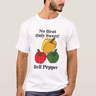 Red Green Yellow Capsicum Bell Pepper Funny T-Shirt